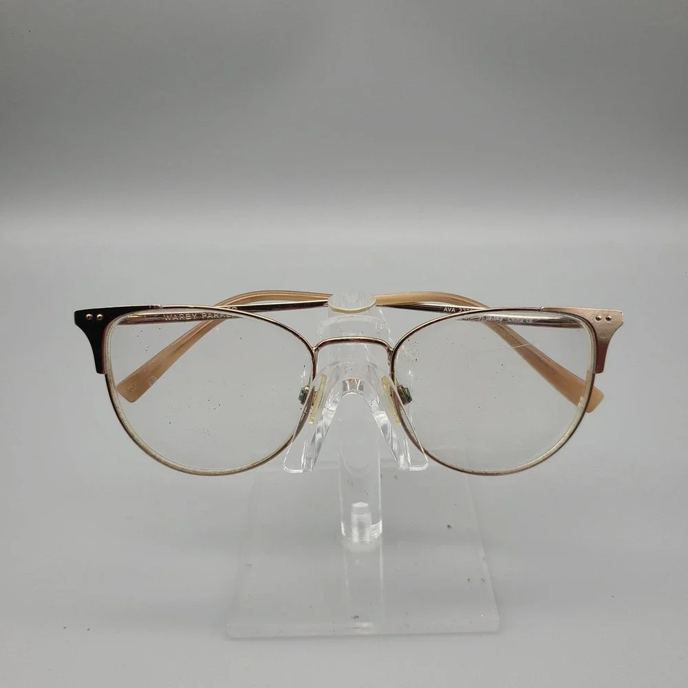Warby Parker Ava 2233 Rose Gold Cat Eye Eyeglasses Frames 51-19-142